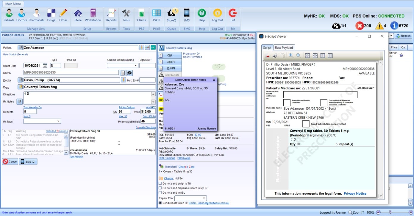 Active Script List (ASL) – Z Software