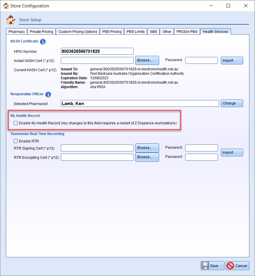 My Health Record (MyHR) – Z Software